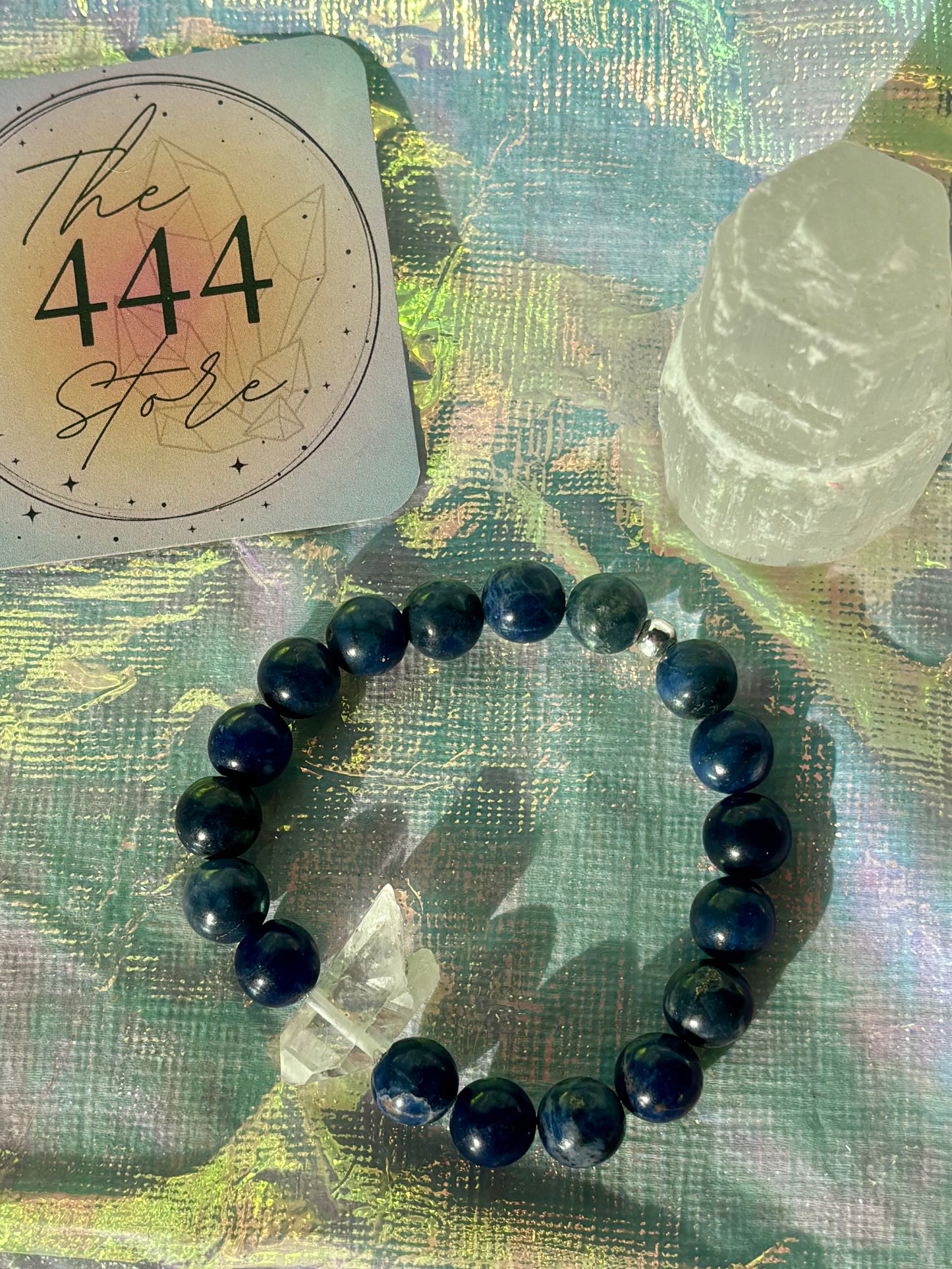 Sodalite Clear Quartz Bracelet