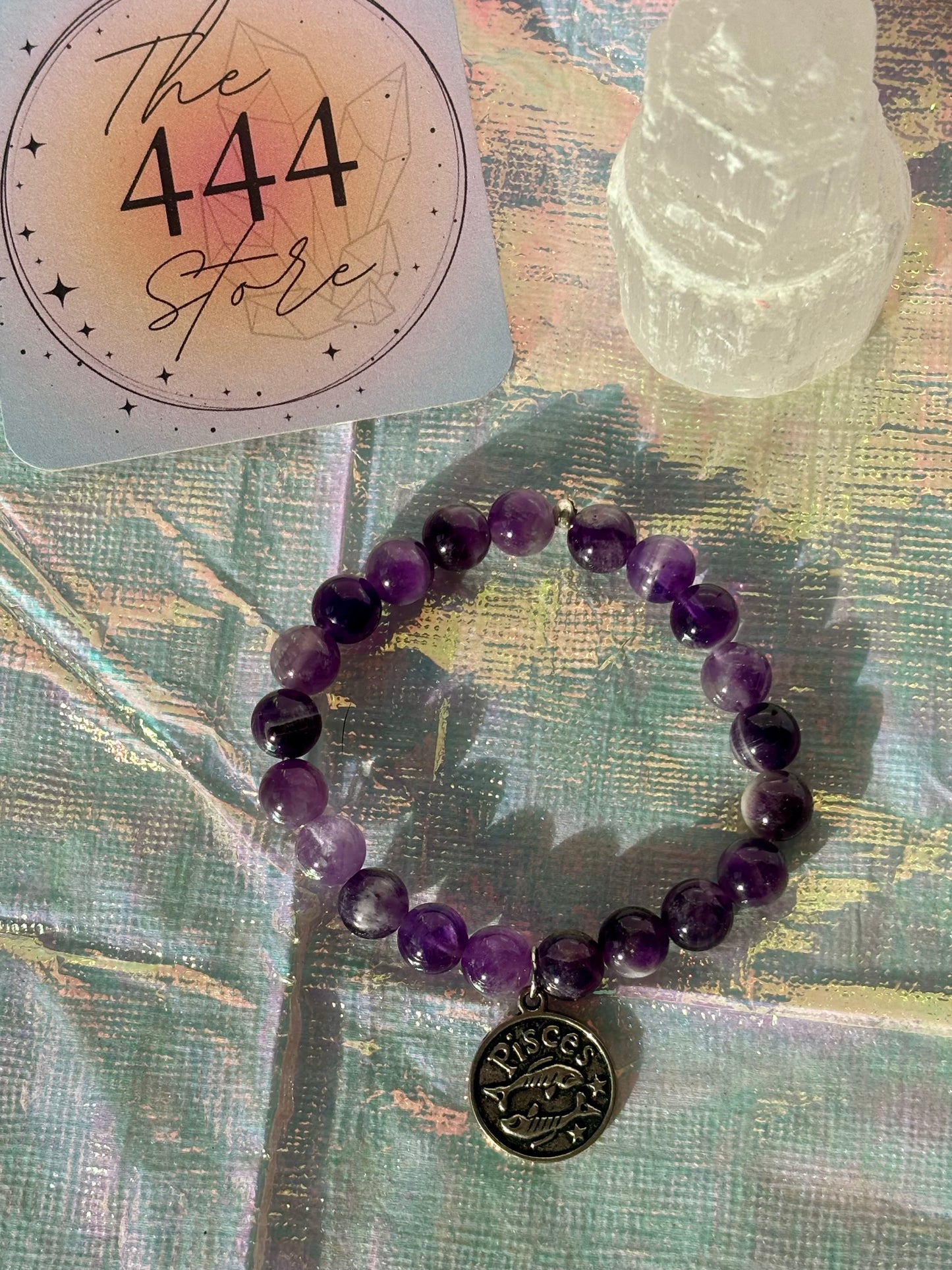 Amethyst Pisces Bracelet