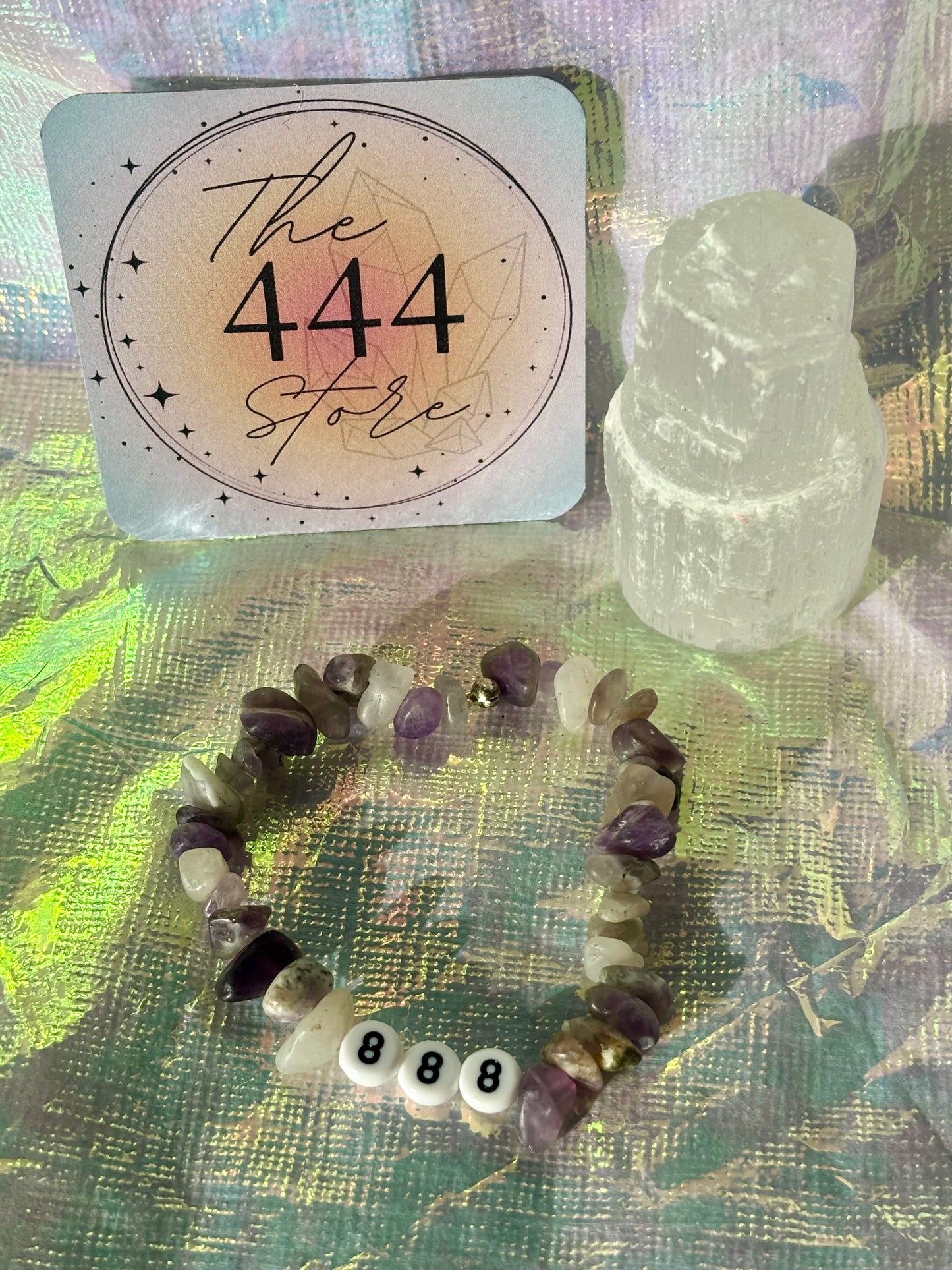 888 Amethyst Chip Bracelet