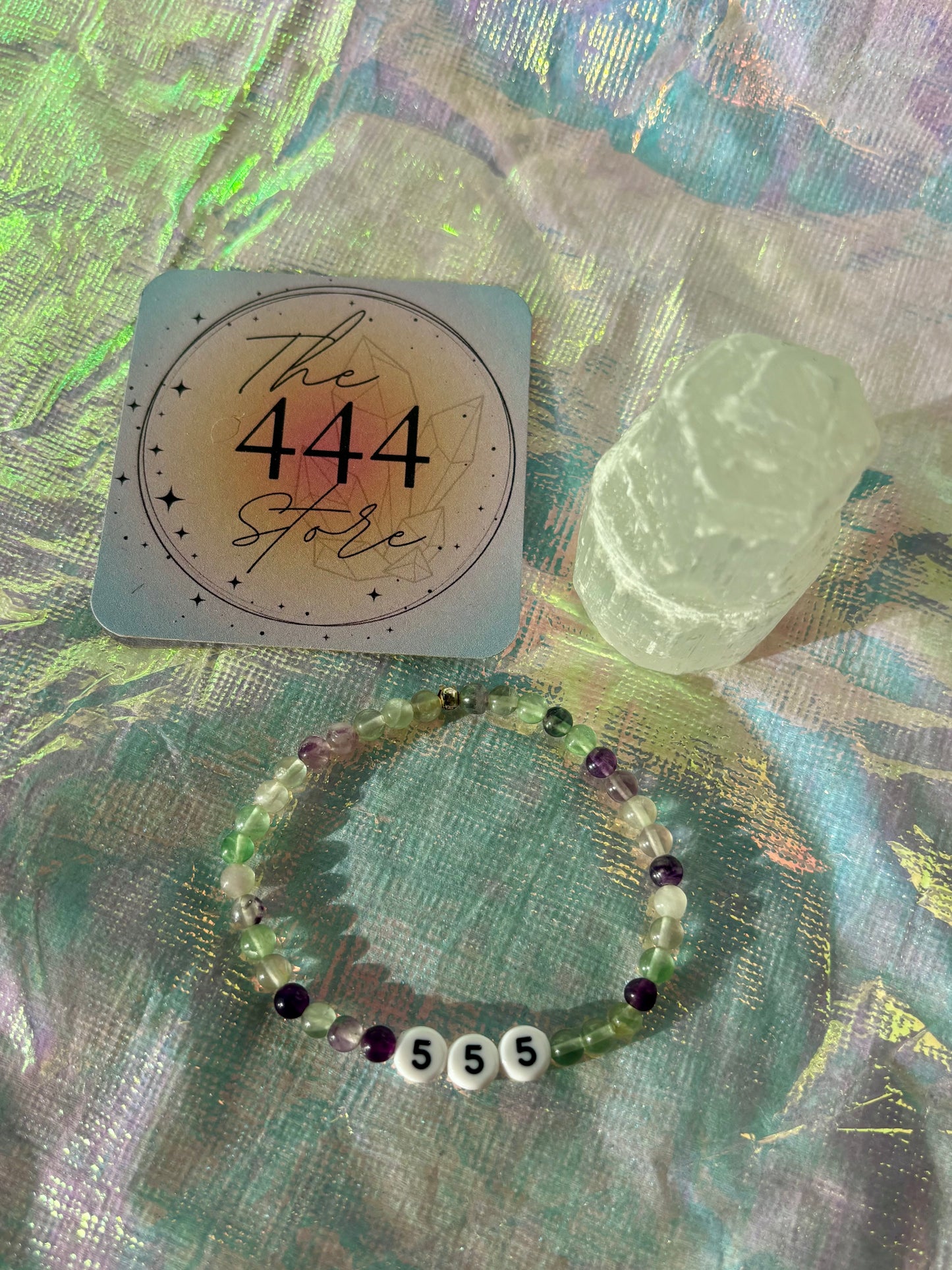 555 Fluorite Bracelet