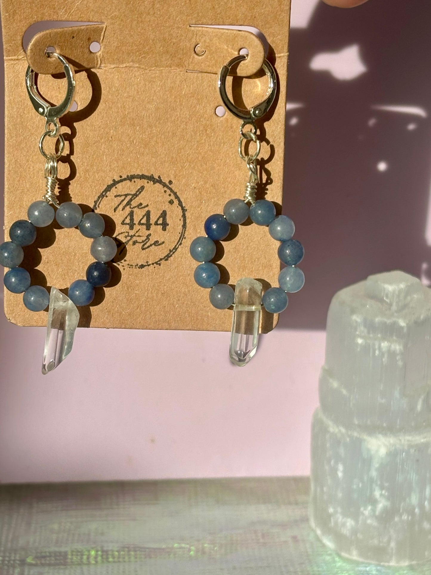 Blue Aventurine Earrings