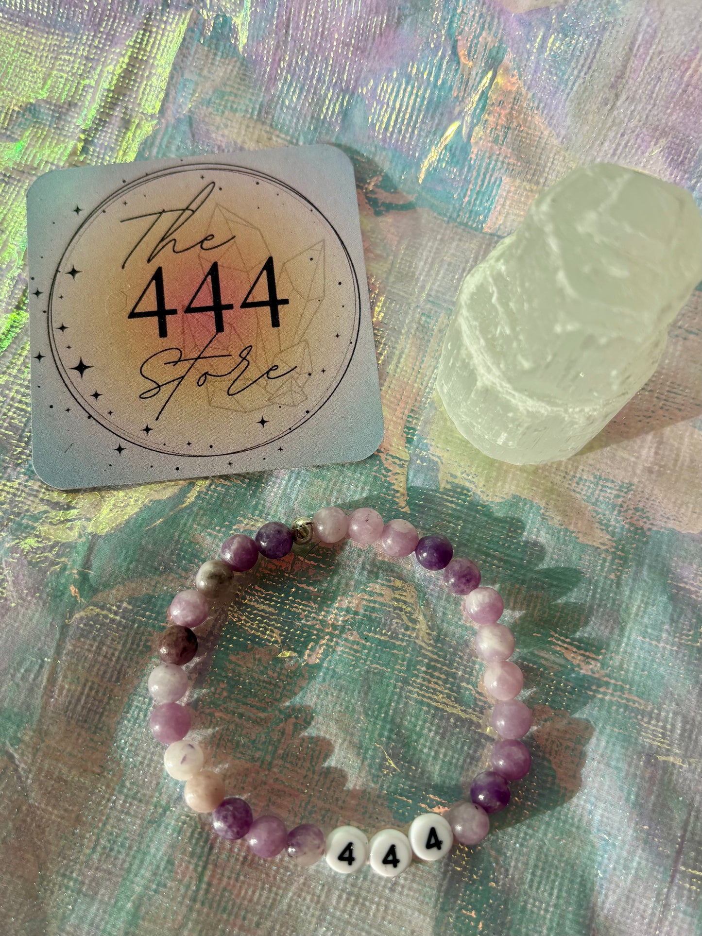444 Lepidolite Bracelet
