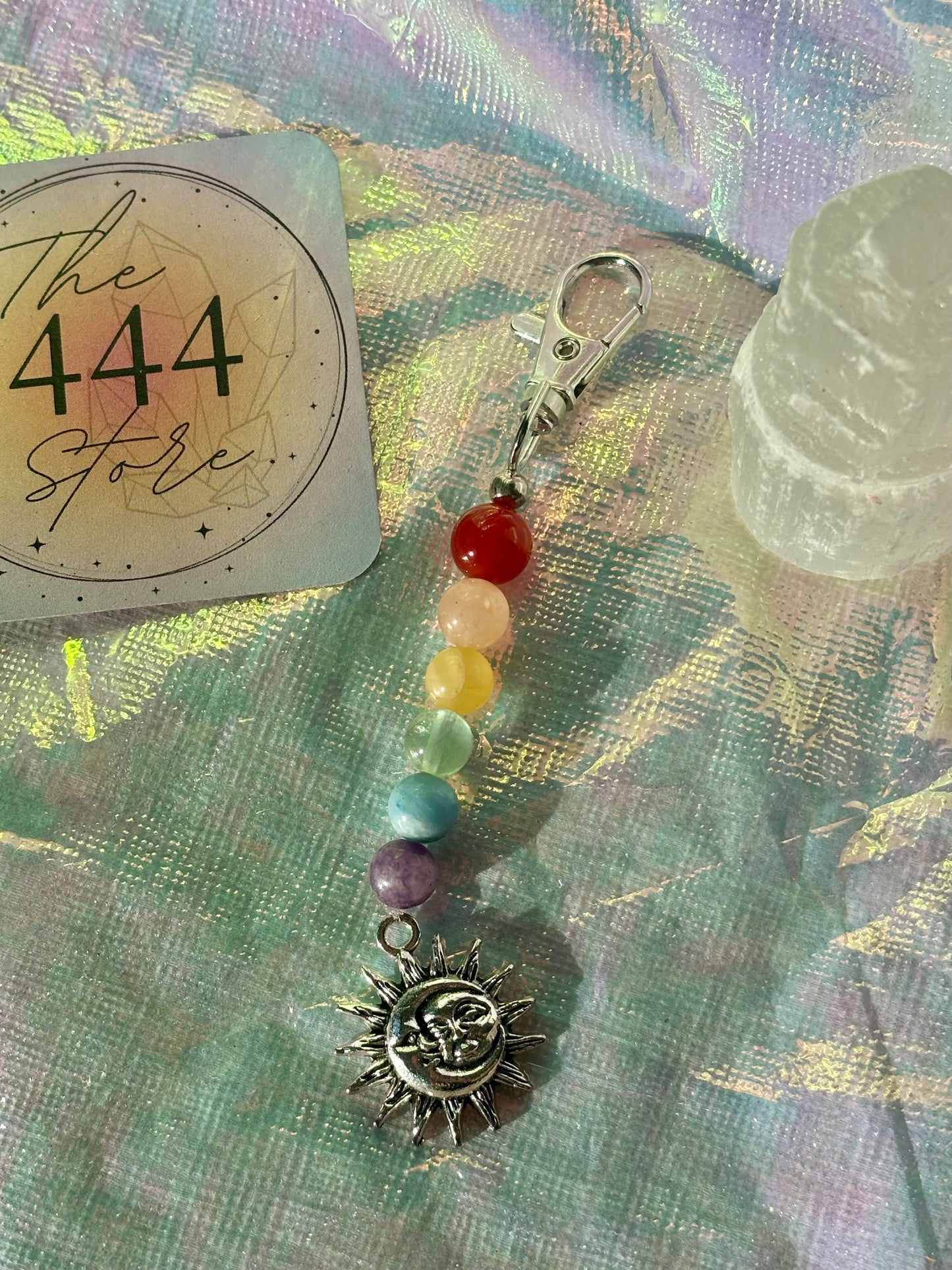 Rainbow Sun+Moon Keychain