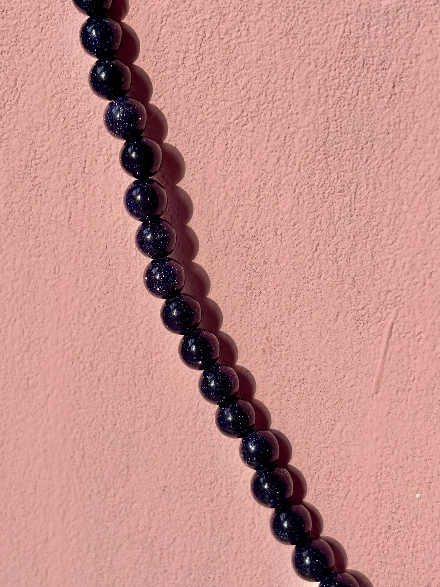 Radiant Confidence Blue Goldstone Necklace