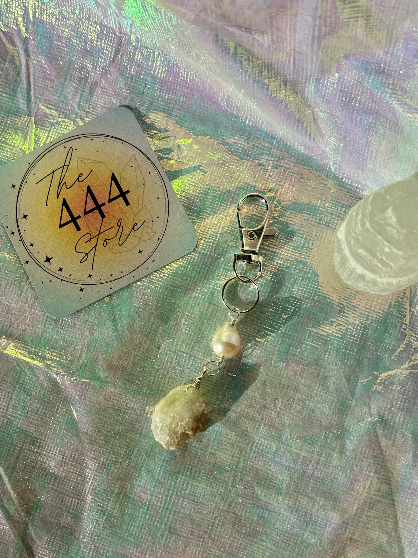 Mother of Pearl Keychain