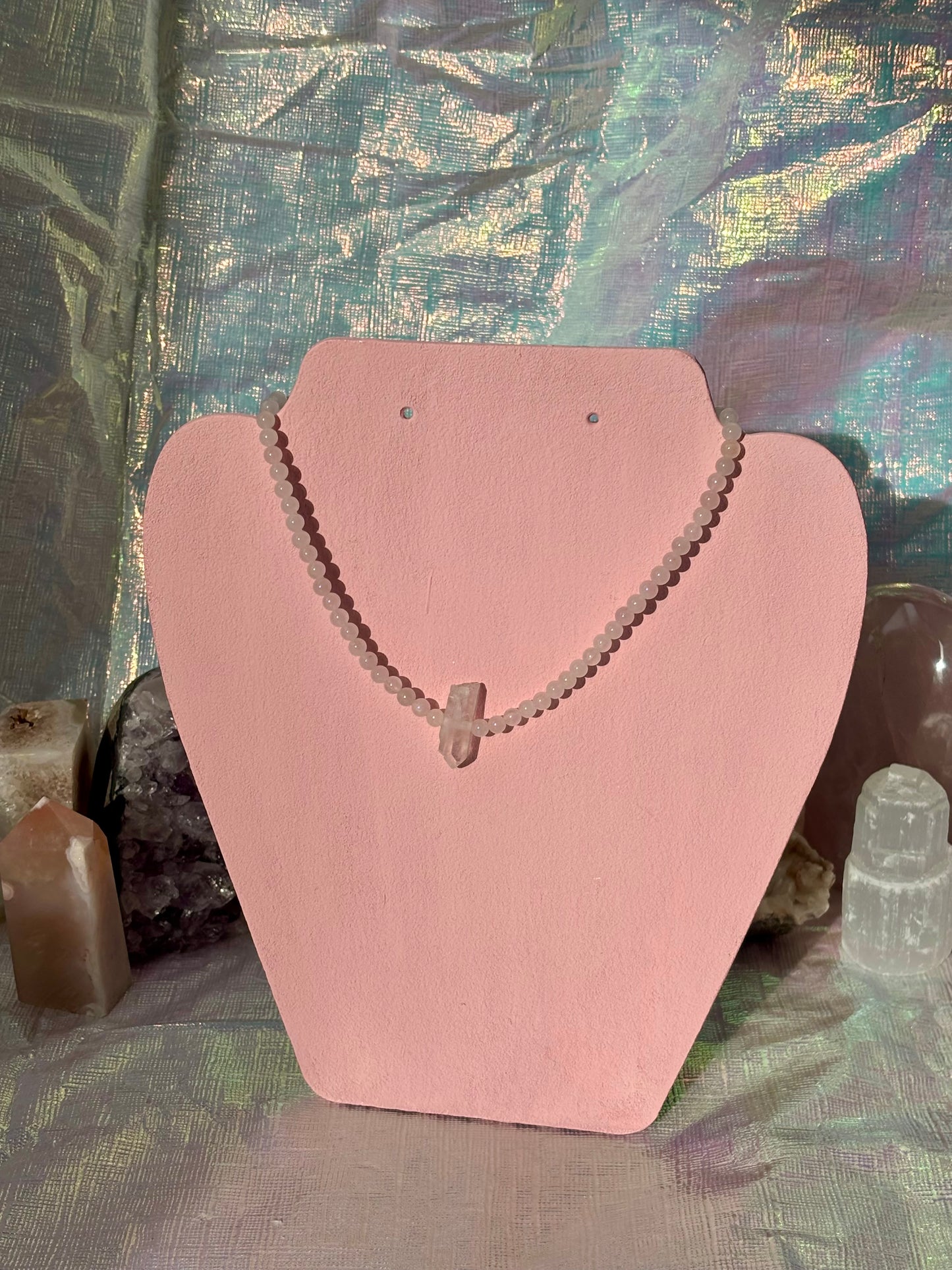 Rose Quartz Unconditional Love Necklace