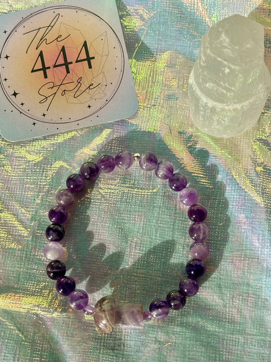 Amethyst Mushie Bracelet
