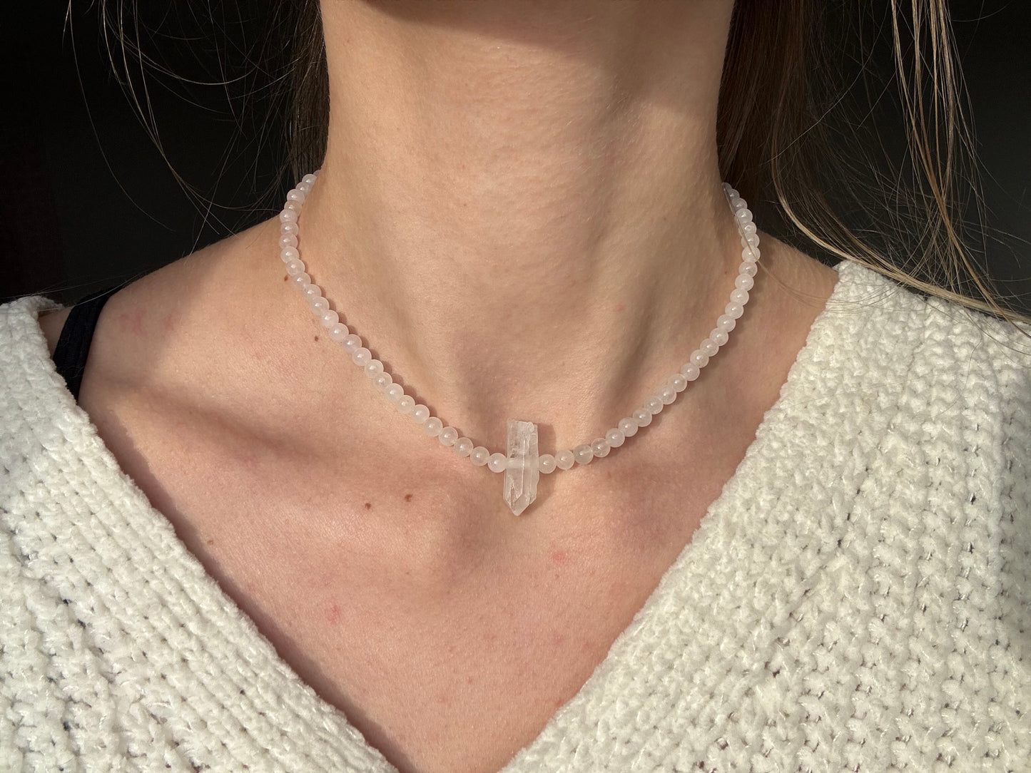 Rose Quartz Unconditional Love Necklace