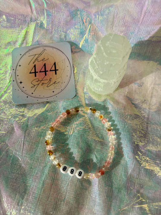 888 Cherry Quartz Bracelet