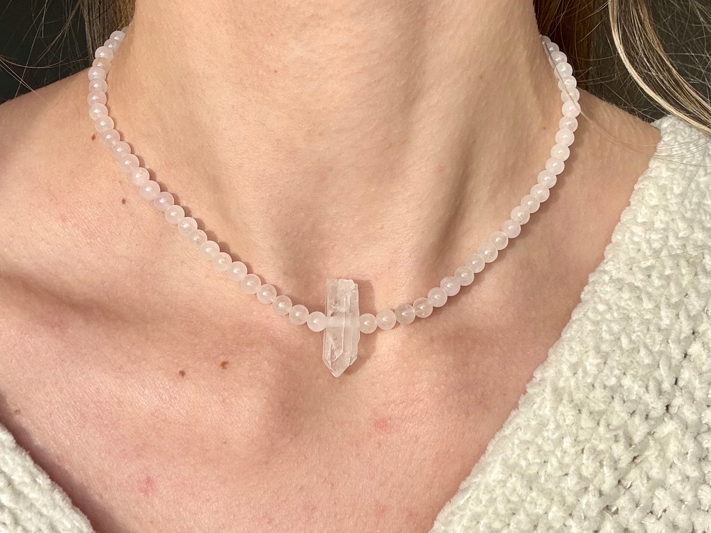 Rose Quartz Unconditional Love Necklace