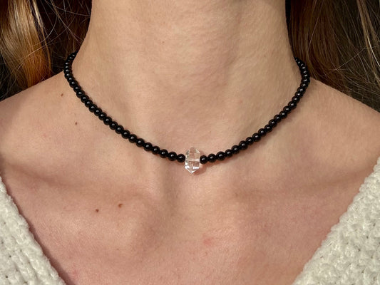 Grounded Strength Black Onyx Necklace