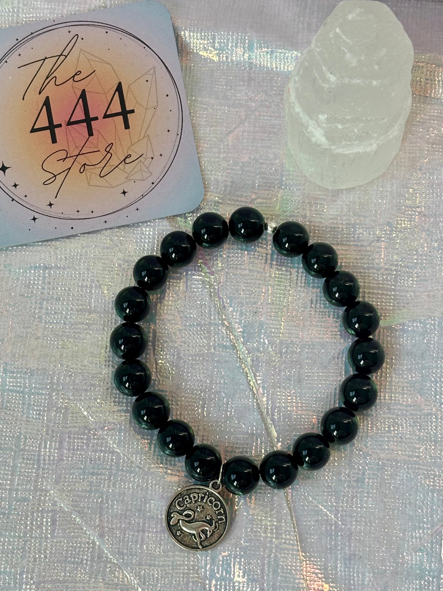 Black Onyx Capricorn Bracelet