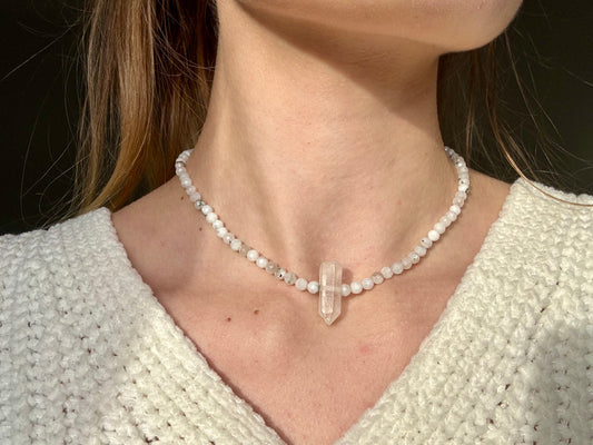 Intuition Activation Moonstone Necklace